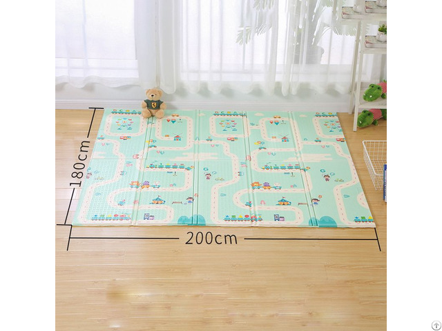 Durable Easy Clean Non Slip Xpe Foam Beby Folable Mats Crawling Carpet Floor Play Mat