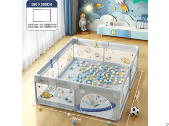 High Quality Indoor Toddler Safety Fence Kids Toy Foldable Baby Playpen With Balls