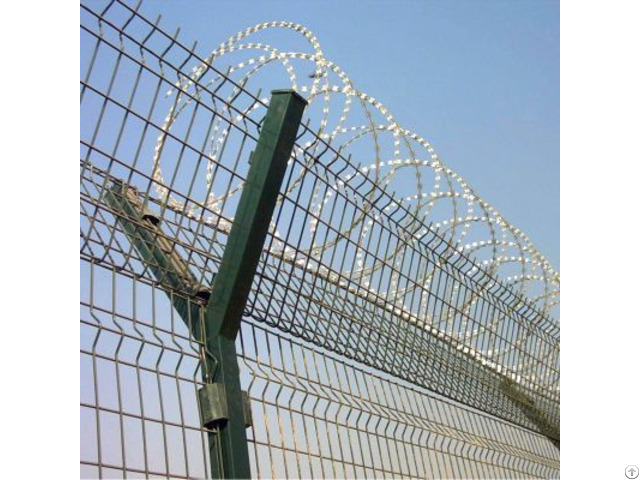 Welded Razor Wire Mesh High Security Fencing Solution