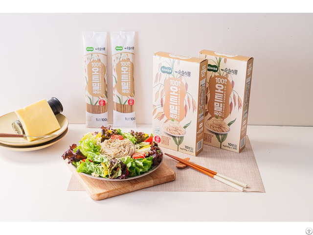 Soonsol 100% Oatmeal Noodles High Dietary Fiber Gluten Free Vegan Pasta