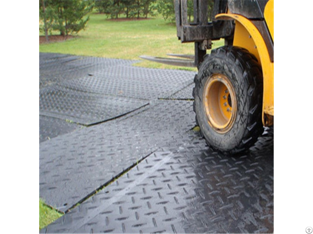 Temporary Hard Plastic Road Ground Mat For Heavy Project Construction