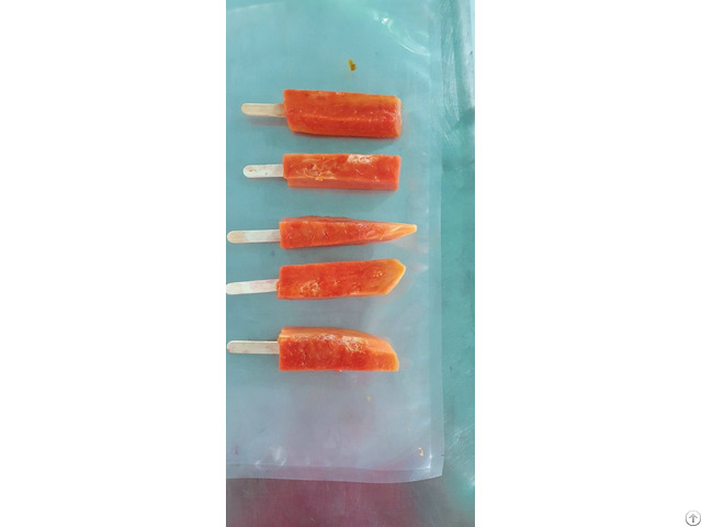 Frozen Papaya Healthy Snack