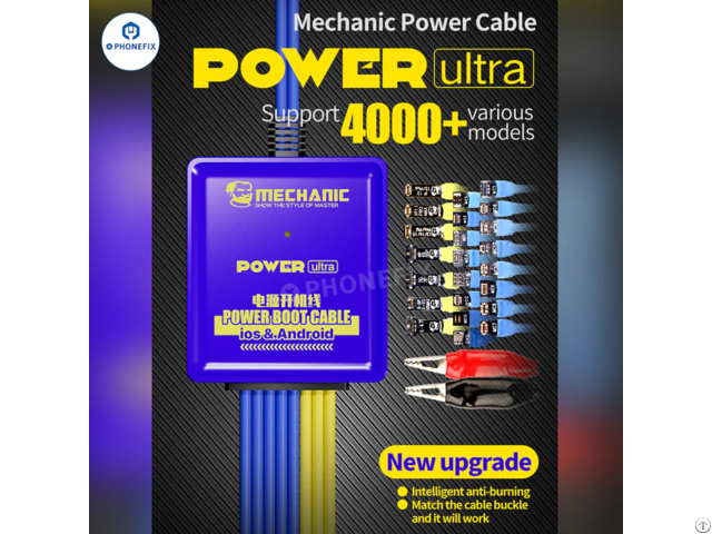 Mechanic Power Max Ultra Multi Brand Mobile Phone Anti Burning Starter Cable