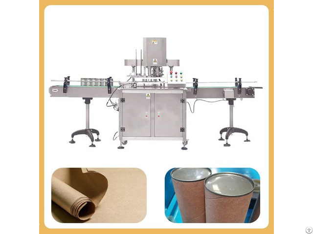 Automatic Paper Tube Can Sealing Machine