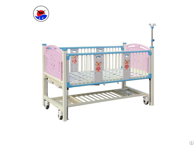 Manual Cartoon Hospital Pediatric Bed