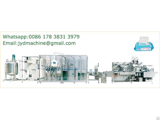 High Efficiency Baby Wet Wipes Making Manufacturing Machine
