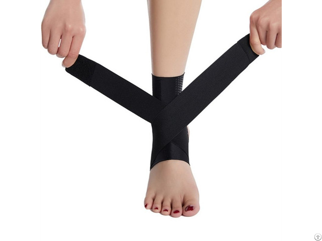 Ultra Thin Ankle Brace With Cross Strap