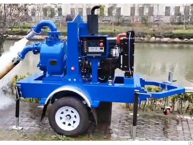 Self Priming Water Pump Driven By Diesel Engine