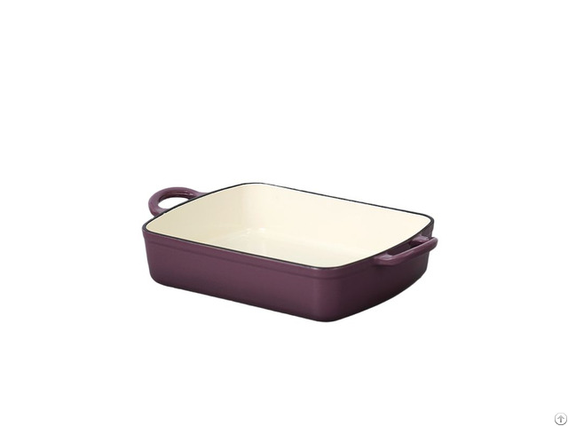 As Kp3325 Cast Iron Enamel Double Eared Pot
