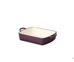As Kp3325 Cast Iron Enamel Double Eared Pot