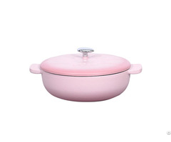 Asbk Round Enamel Cast Iron Dutch Oven