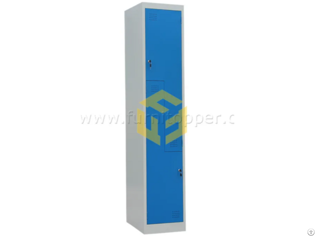 L Shape Metal Locker For Gym Sports Fitness Z Type 2 Step Steel Wardrobe Staff Clothes Closet