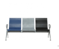China 3 Seater Waiting Blue Grey And Black Hospital Chair W9915