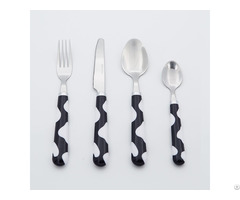 Black Stainless Steel Flatware