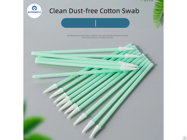 Tail Plug Dust Free Cotton Swab For Cleaning Mobile Phones