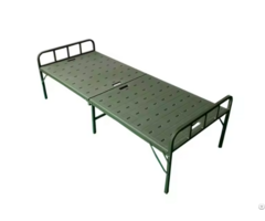 Outdoor Folding Portable Camping Cot Beach Metal Plastic Single Tent Bed For Home Field
