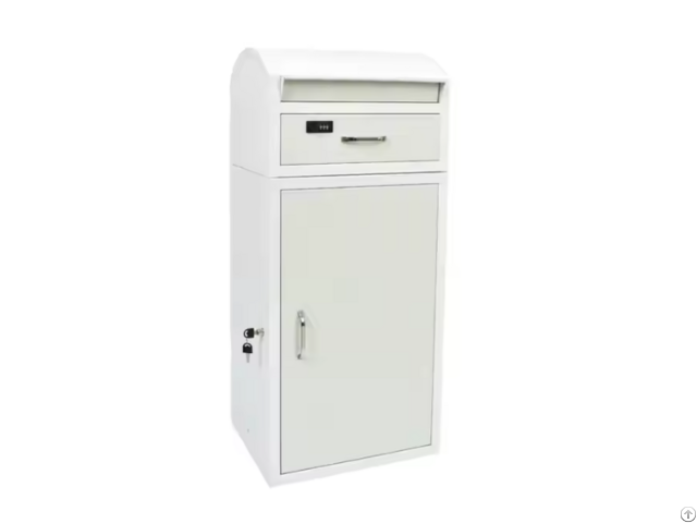 Furnitopper Super Large Metal Freestanding Parcel Delivery Box For Outside Porch