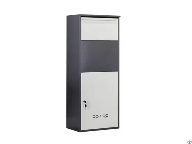 Wall Mount Metal Delivery Mailboxes Secure Package Storage Box With Combination Lock