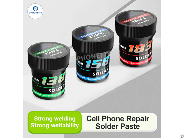Jtx Black Champion Tin Paste For Mobile Phone Pcb Soldering Repair