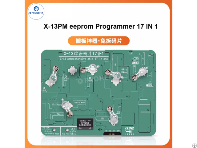 Eeprom Chip Programmer Test Fixture For Iphone X 13 Repair