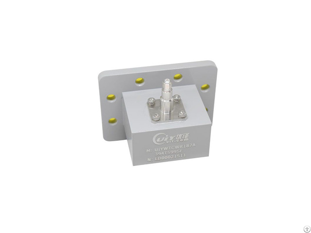 Wr187 Right Angle 3 94 5 99ghz Rf Waveguide To Coaxial Adapter