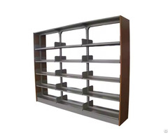 Library Mental Bookshelf University Reading Room Steel Bookcase Vintage Book Display Racks