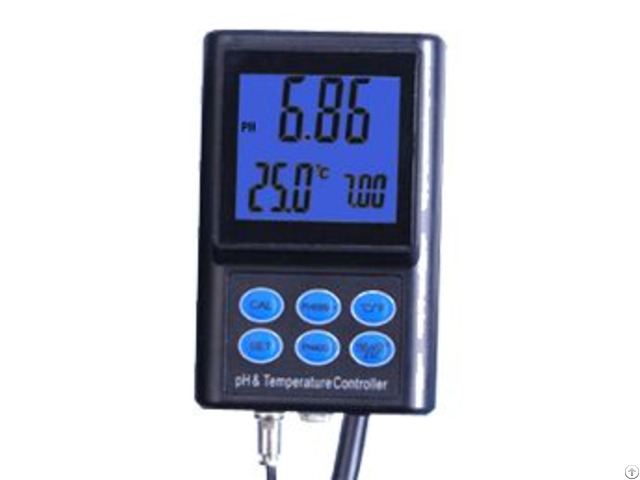 Ph 025a Digital And Temperature Monitor Backlit Display