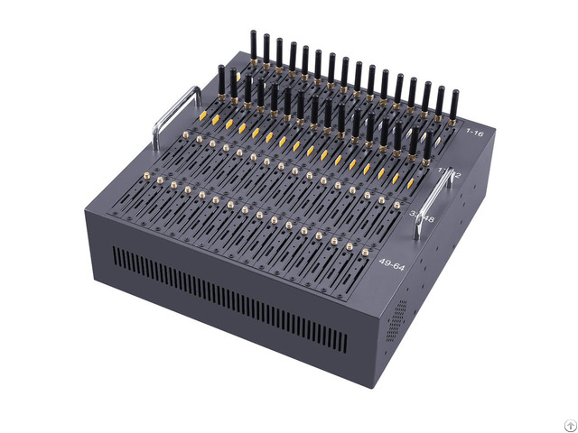 China 4g Lte 64 Port Bulk Sms Modem Pool For Usa Network