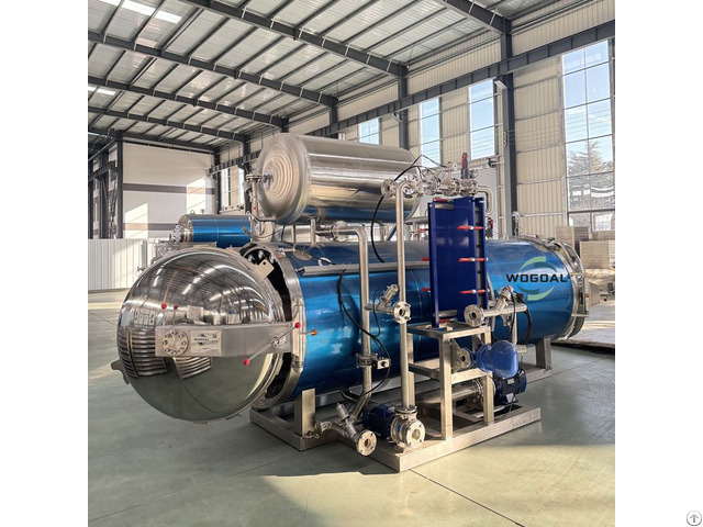 High Pressure Retort Sterilizer Horizontal Autoclave For Food