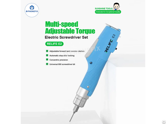 Relife E2 Multifunctiontorque Electric Screwdriver