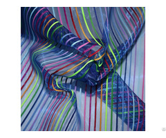 Wholesale Breathable Striated Colorful Mesh Fabric For Pencil Bag
