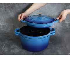 Wholesale 4 Piece Enameled Cast Iron Stackable Cookware Set