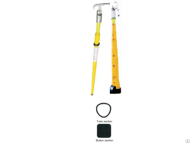 Triangular Telescopic Insulation Height Measuring Rod