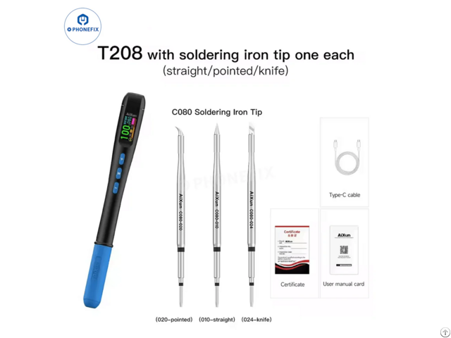 Aixun T208 Mini Soldering Iron Station For Motherboard Repair