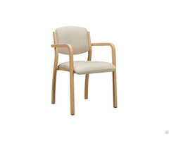 Modern Metal Wood Grain Armchair Yw5803 Yumeya