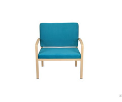 Aluminum Wood Grain Wider Arm Chair Yumeya Yw5646