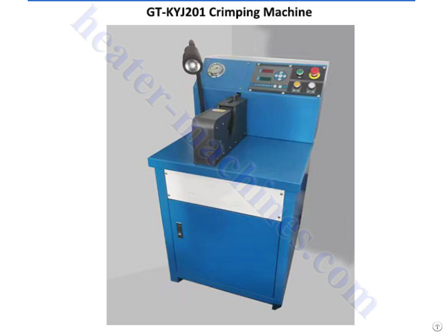 Crimping Machine Gt Kyj201 Electric Heater Equipment