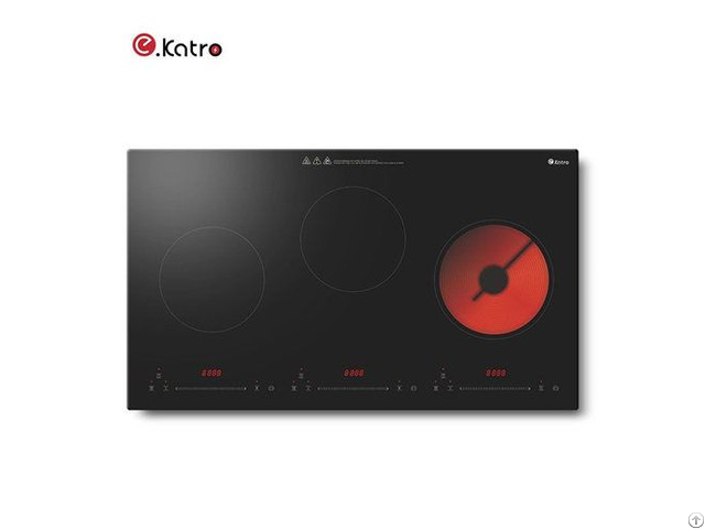 Ly Tm1 Built In Triple Burners Hybrid Hob