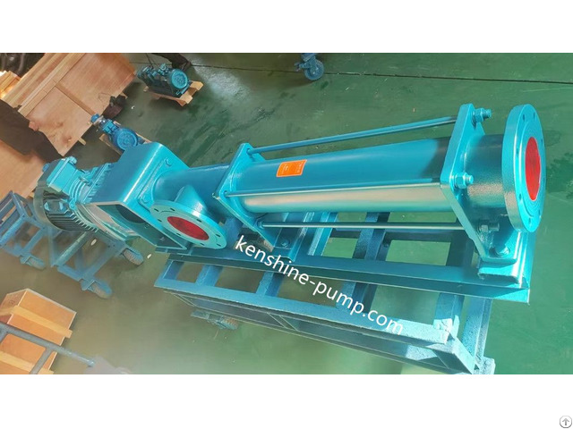 Single Screw Pump Driven By Gear Reduction Motor