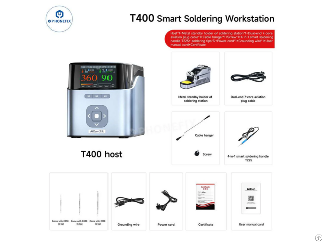 Aixun T400 Smart Soldering Workstation Pcb Repair