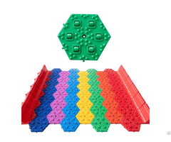 Amusement Playground Rainbow Dry Ski Plastic Slide