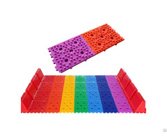Dry Ski Rainbow Snow Slip Slide For Amusement Park