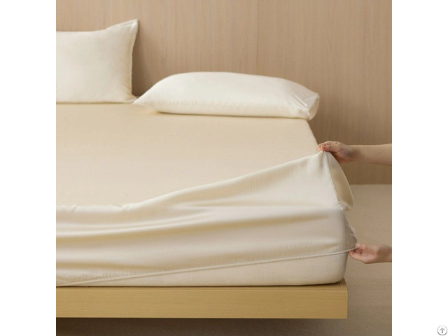 Zc24066 Silky Hypoallergenic 4 Pieces Soft Organic Bamboo Bedding Set