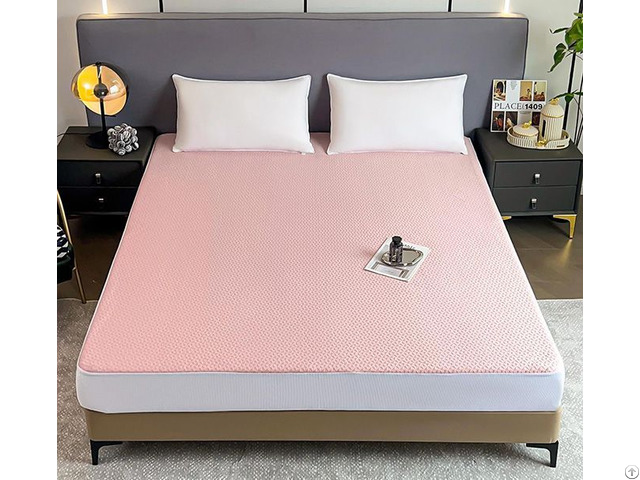 Zc24005 Pe Cooling Breathable Mattress Protector Fitted With Deep Pocket