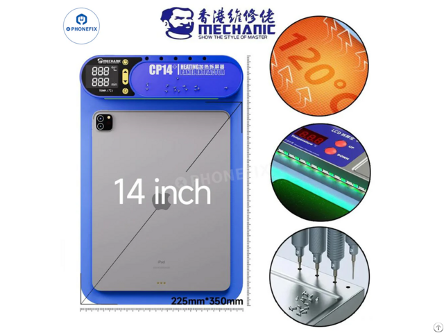 Lcd Screen Separator Heating Disassembler With Dust Detection Led Light