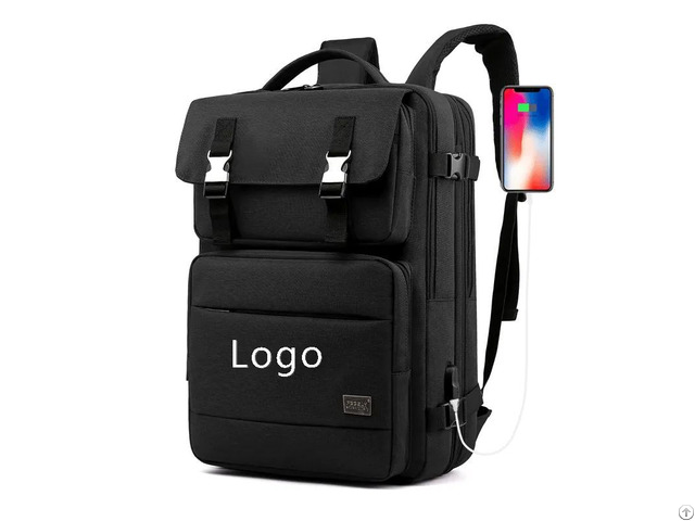 Fashion Laptop Backpack Waterproof Usb Charging Men