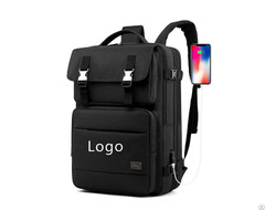 Fashion Laptop Backpack Waterproof Usb Charging Men