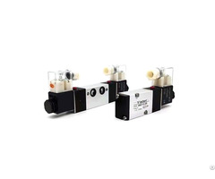Normally Closed 5 2 Way 12v 24v 220v Ac Pilot Type Pneumatic Electric Solenoid Valve