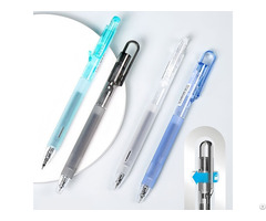 Wholesale Luxury Retractable Gel Pen Smooth Writing Durable Plastic Black