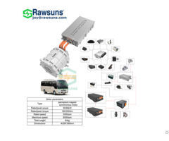 Rawsuns 90kw 350nm Ev Conversion Kit 60kwh Battery Motor Inverter Vcu 17 Seat Minibus Retrofit